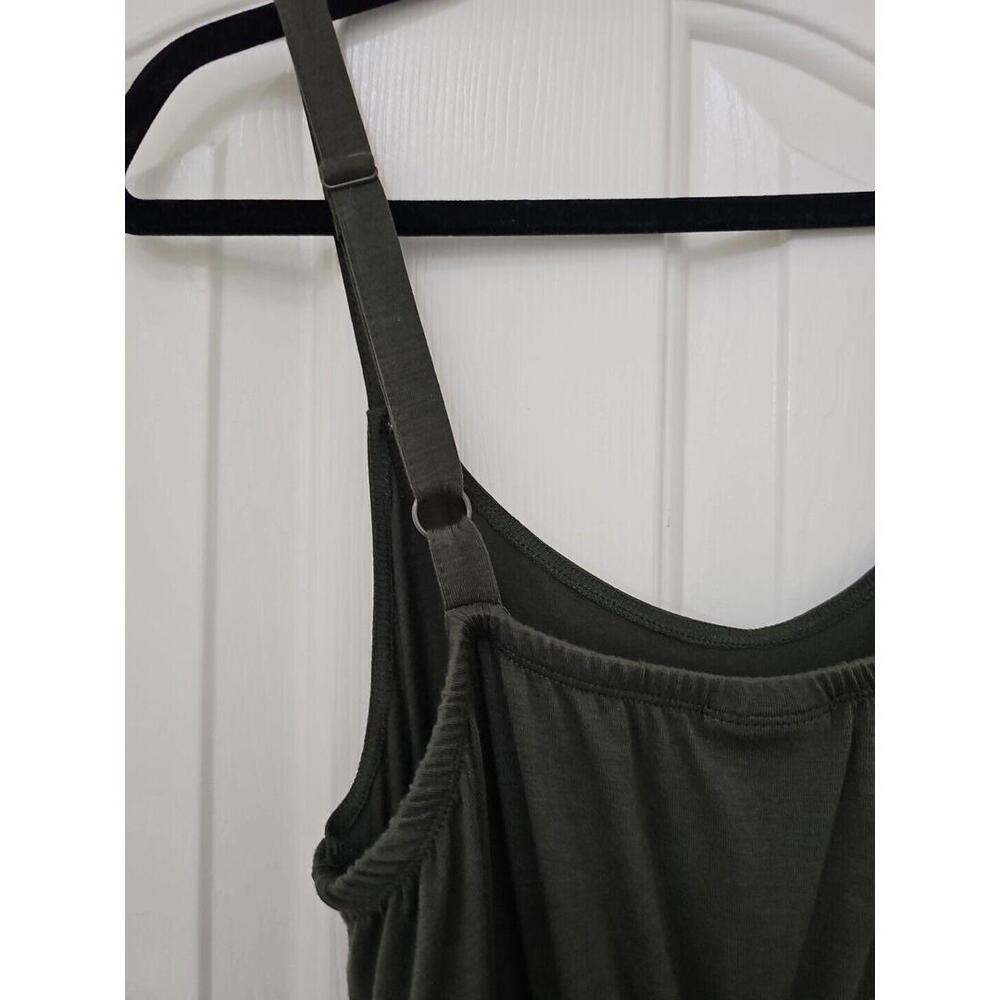 Torrid Culotte Jumpsuit 12 Green Plus Size Rayon Flowy - Picture 5 of 8